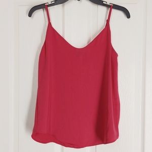 J Crew Camisole V Neck Red H6857